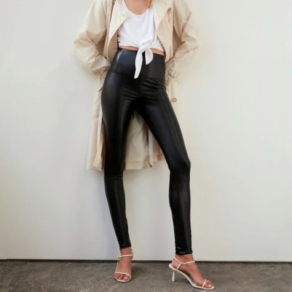 WILFRED Daria Vegan Leather Leggings - Picture 3 of 14